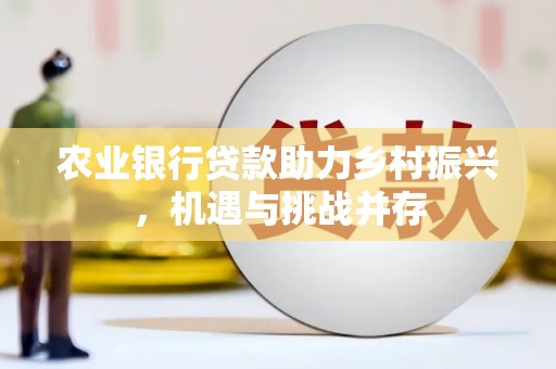 东光农业银行贷款助力乡村振兴，机遇与挑战并存