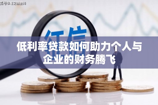 东光低利率贷款如何助力个人与企业的财务腾飞