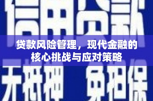 东光贷款风险管理，现代金融的核心挑战与应对策略